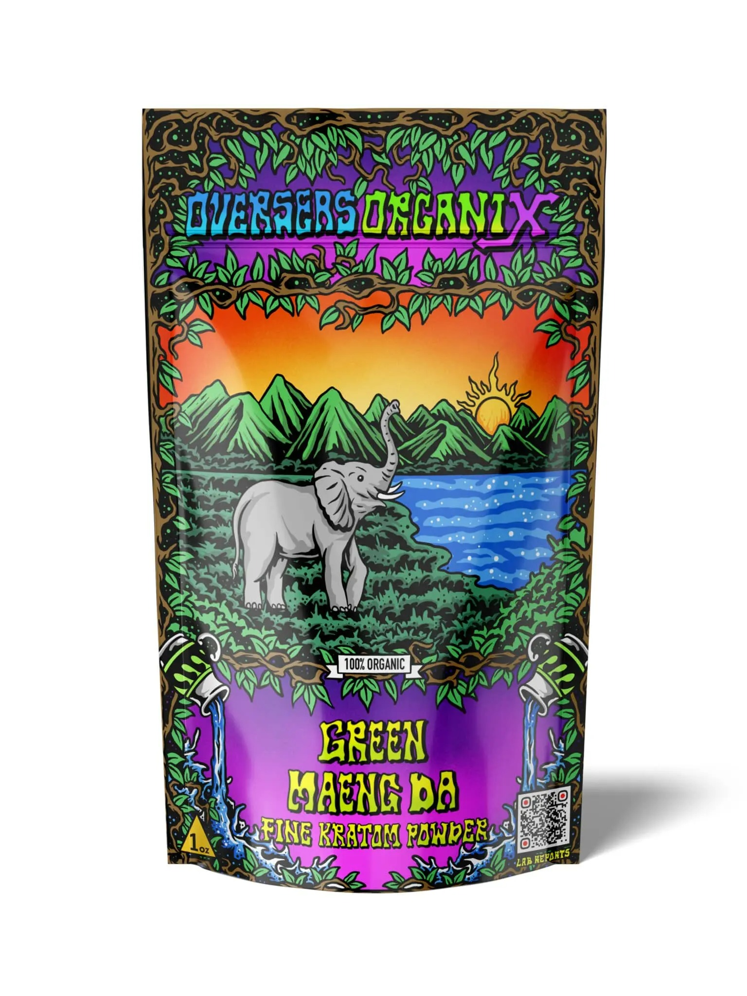 Ultra Enhanced Green Maeng Da Kratom (10% Alkaloids) – High Potency