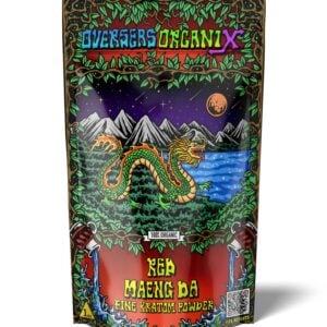 Ultra Enhanced Red Maeng Da Kratom (10% Alkaloids) – High Potency